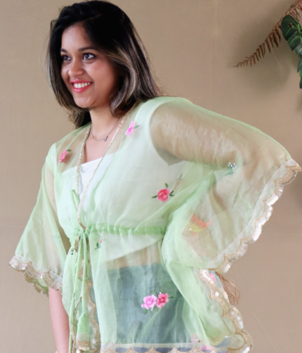 MULTI WEAR ORGANZA KAFTAN JACKET