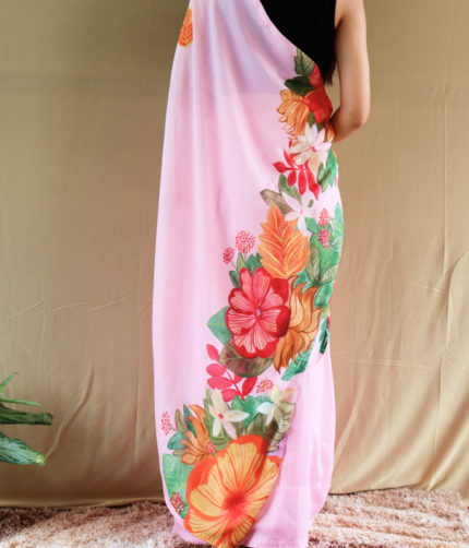 THE FLORAL DIP SAREE